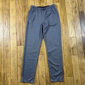 Under Armour Youth Joggers Gray Textured Athletic Pants Kids YLG